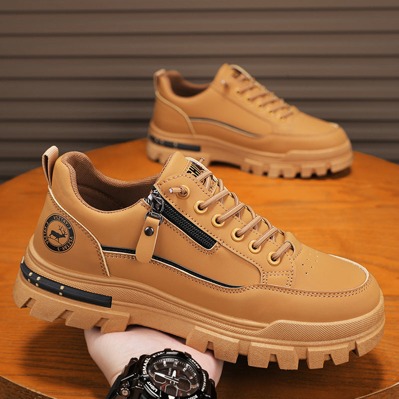Versatile Mens Chunky Soled Sneakers